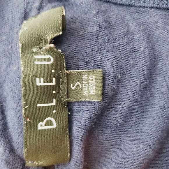 B.L.E.U tie dye tank tunic blue Size Small - Picture 5 of 6